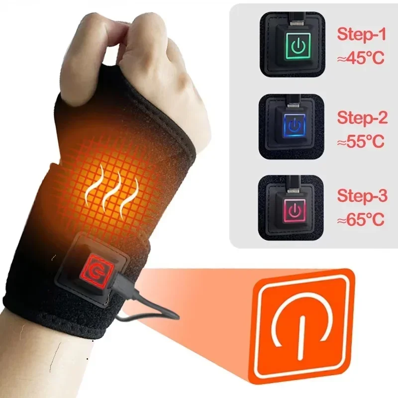 Wrist Wraps - Heating Hand Massager Wrist Protector Sports
