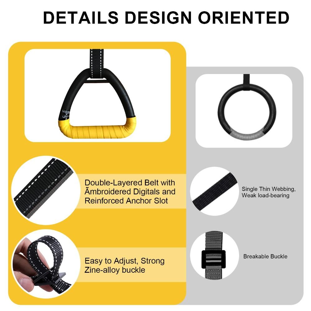 1 Pair Premium No-Punch Gymnas - Gymnastic Ring review and price