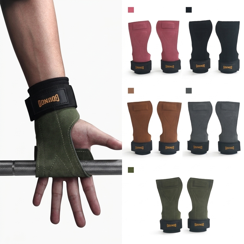 1 Pair Genuine Leather Gym Wri - Wrist Wraps review and price